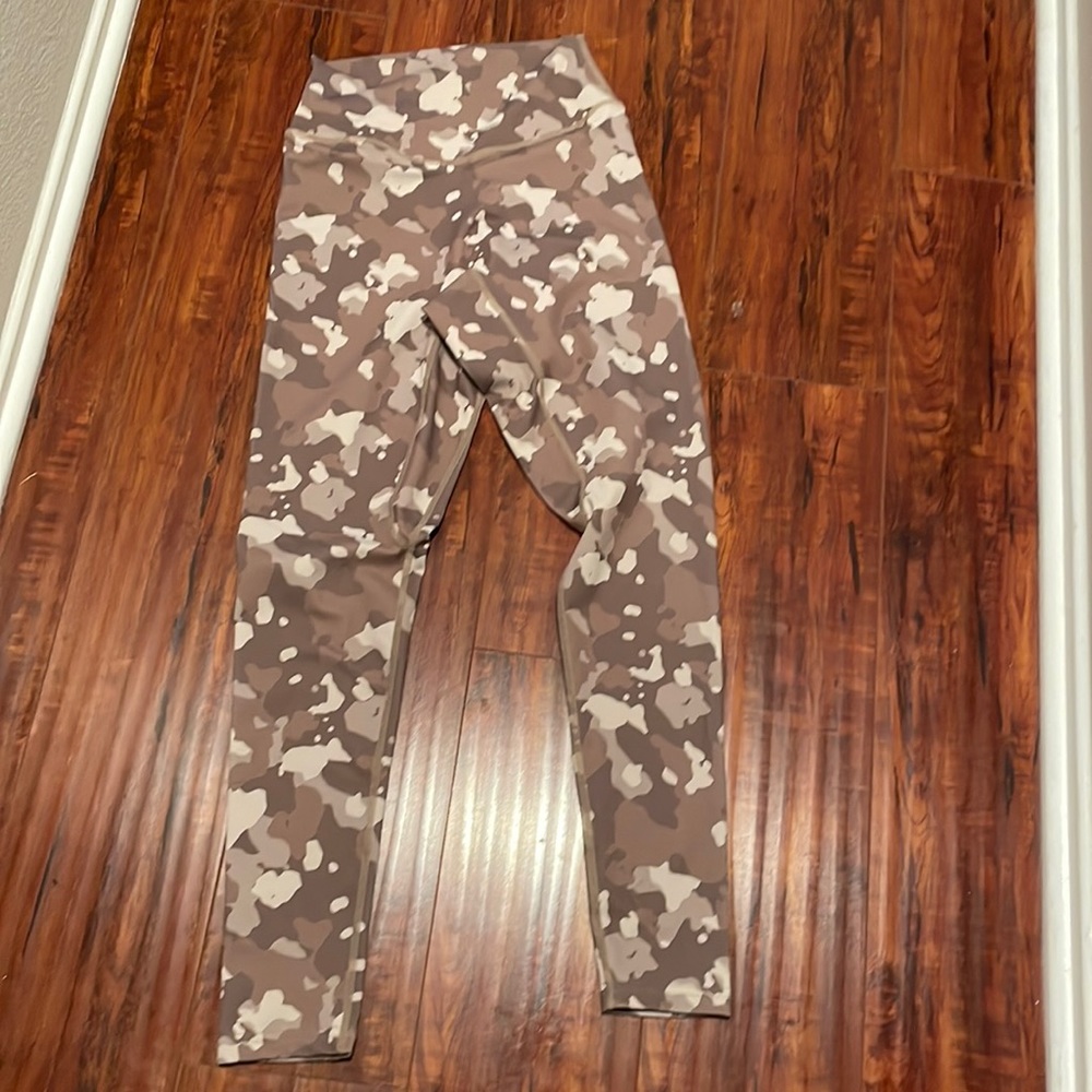 balance tan camo leggings